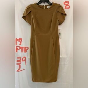 Calvin Klein Brown Midi Dress